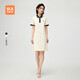 HLA海瀾之家POLO裙女25夏季翻領(lǐng)舒爽棉透氣裙子女裝