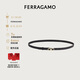 菲拉格慕（Ferragamo）女士黑色GANCINI雙面腰帶 0675180_C  _ 85 （禮物送女友）