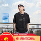 森馬（Semir）短袖T恤男裝熊貓國風印花刺繡2025夏季涼感t寬松上衣109325100113