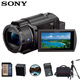 索尼（SONY）FDR-AX45A家用/直播4K高清數(shù)碼攝像機(jī) 家用錄像機(jī) 直播攝像機(jī) 5軸防抖套餐二