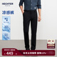 HECHTER【透氣彈力】男士百搭休閑褲商務(wù)透氣春夏彈力長(cháng)褲褲子夏天男 黑色 52
