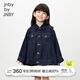 jnby by JNBY江南布衣童裝全棉舒適牛仔夾克OVERSIZE春女童兒童1O1610760 997/牛仔靛藍 130 cm