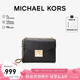 MICHAEL KORS七夕禮物送女友輕奢MK女包ROSE皮質(zhì)鏈條單肩斜挎信封包 中號(hào) 黑色