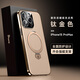 米尼鹿 蘋(píng)果14promax手機殼磁吸支架iphone14Pro保護套全包防摔蘋(píng)果14高端皮質(zhì)硅膠軟邊簡(jiǎn)約男女款皮殼 蘋(píng)果14ProMax【鈦金色】磁吸支點(diǎn)殼