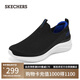 斯凱奇（Skechers）男鞋夏季舒適輕便懶人一腳蹬運動鞋透氣減震休閑健步鞋8790219