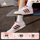 adidas ENTRAP美式校園風(fēng)運動板鞋男女少年感復(fù)古籃球鞋阿迪達斯 白色/紅色   38