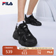 FILA 斐樂(lè)貓爪鞋4代男鞋復(fù)古老爹鞋時(shí)尚休閑運(yùn)動(dòng)鞋透氣厚底鞋貓爪6 黑-BK （貓爪4） 41