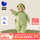 迷你巴拉【三防】巴拉羽絨連體衣嬰兒衣服寶寶萌趣爬服加厚2025秋冬新款 豆沙綠40016-角龍 【三防護(hù)肚】 90 cm 【充絨量81.9g】