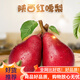 金嬸園陜西紅啤梨 紅皮梨紅梨香軟糯梨子紅嘎梨新鮮多汁粉面肉細梨子 3斤中大果普通裝（約12個）
