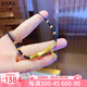 悠萊999足金小葉子竹節(jié)彎管項鏈黃金節(jié)節(jié)高升編織鎖骨鏈女送女友禮物 大版竹節(jié)+6金珠黑繩 約1.5-1.6g