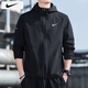 耐克（NIKE）外套男夏季 2025新款運(yùn)動(dòng)服梭織防風(fēng)衣連帽休閑裝透氣訓(xùn)練夾克 薄款/建議拍大一碼/曬圖退10 2XL (185/100A)