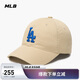 MLB帽子男女軟頂棒球帽虞書欣明星同款運(yùn)動(dòng)鴨舌帽3ACP6601N-07BGS-F