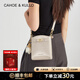 CAHOE KULLO包包女包輕奢侈2025年新款鱷魚(yú)紋小水桶包斜挎包新月包單肩包品牌 奶油白-ck女包情人節生日禮物送女友送老婆 夏季實(shí)用走心高級感送閨蜜