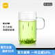 尚明高硼硅耐熱玻璃杯帶把簡約飲水杯牛奶杯無蓋圓形茶杯創(chuàng)意透明杯子 300ML2只裝