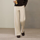 逸陽(yáng)（ESE-Y）2025年冬季加絨加厚窄版闊腿直筒褲 杏色-常規 28