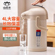 山點(diǎn)水氣壓式保溫壺316不銹鋼按壓式大容量4L開(kāi)水瓶熱水瓶學(xué)生禮物