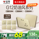 公牛G12香檳金開關(guān)插座全屋套裝暗裝面板86型墻面帶5孔空調(diào)墻壁五孔 斜五孔10只（優(yōu)先發(fā)貨