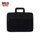 無印良品（MUJI）裝入時可直接使用電腦包 收納包 可手提包 筆記本包 通勤 黑色 長38.3*寬28*厚度2.4cm