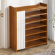 木雙福鞋架家用門(mén)口多層入戶(hù)柜簡(jiǎn)易玄關(guān)防塵收納鞋柜