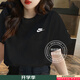 耐克（NIKE）女裝男裝短袖 25夏季新款運動服透氣休閑服寬松上衣女T恤休閑短袖 AR4999-013/經(jīng)典黑色 M (170/88A)