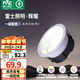 雷士（NVC）大功率筒燈LED防眩筒射燈嵌入式天花燈家用商用玄關燈服裝店 【1級能效】輝耀筒-白-24W暖白