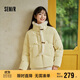 森馬（Semir）森馬羽絨服女新中式仿兔毛領(lǐng)短款保暖外套24冬新款109724113017