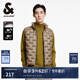 杰克·瓊斯（JACK&JONES）冬修身時(shí)尚簡約輕盈保暖柔軟舒適羽絨馬甲背心外套男裝224434011 E10栗褐色 L 180