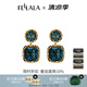 翡拉拉Fellala靈石新款原創(chuàng)個性耳釘歐美復(fù)古耳環(huán)時尚氣質(zhì)耳墜耳飾禮物 商場同款