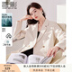 香影小西裝外套2025春秋新款米白氣質(zhì)休閑西服爆款職場輕熟風女裝 米色 S