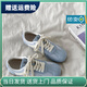 回力四季2025馬卡龍糖果色系德訓鞋女款韓版小眾軟底阿甘鞋輕便休閑運動(dòng)鞋 藍色 39 245mm