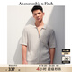 ABERCROMBIE & FITCH【拉鏈開衫】男裝25夏新款美式百搭Polo衫短袖T恤KI120-5187 暖米色 XS (170/84A)