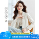 梵希蔓杏色氣質高級感西裝女2025年春裝新款時尚通勤職業(yè)西服外套 M5956 杏色 S