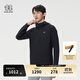 KOLON SPORT/可隆戶(hù)外針織夾克 男子接觸涼感防曬UPF50+冷黑外套 LHJK5AN003-BK 黑色 XL 180/100A