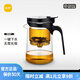 尚明玻璃內(nèi)膽飄逸杯茶水分離懶人泡茶壺一鍵過(guò)濾泡茶神器家用茶具套裝 單壺 500ml