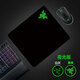 雷蛇（Razer）電競游戲發(fā)光鼠標(biāo)墊大號打瓦重裝甲蟲粉晶FPS電競專用網(wǎng)咖定制 LS-黑 夜光版 4mm x 350x250mm
