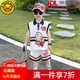 G.DUCKKIDS小黃鴨聯(lián)名奧特曼套裝男童夏季洋氣兒童服裝帥氣男孩無袖卡通衣服 藏青 110 cm
