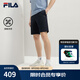 FILA 斐樂官方男士針織五分褲2025夏季新款舒適日常休閑男短褲 傳奇藍(lán)-NV XL 180/88A/XL