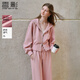 香影粉色衛衣外套女短款2026春季新款開(kāi)衫小個(gè)子連帽運動(dòng)休閑上衣 銀牡丹色 S 155/80A/85-95斤