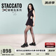 思加圖楊冪同款2025秋季蝴蝶島老爹鞋女鞋ECE83CM5 松露黑 36