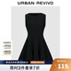 UR2025春季新款女裝摩登魅力收腰顯瘦無(wú)袖連衣裙UWG750015