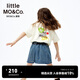 little MO&Co.貓和老鼠聯名系列 little moco童裝25秋裝新款男女童抑菌短袖t恤
