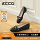 愛步（ECCO）夏季優(yōu)雅芭蕾舞鞋方頭羊皮淺口單鞋 舞悅234303 黑色38