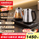 金灶（KAMJOVE）鈦金屬自動(dòng)上水電熱水壺茶臺燒水壺 燒水保溫一體全自動(dòng)恒溫?zé)崴畨責(zé)蟛枰惑w機(jī) S9 1.2L 【臺嵌兩用 手柄上水】