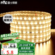 雷士（NVC）LED燈帶多米裝吊頂貼片高亮防水暗槽燈條2835-60珠100米裝暖黃光
