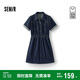 森馬（Semir）森柔牛仔|商場同款牛仔連衣裙女工裝風2025夏季短裙103325114009