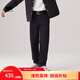 Levi's李維斯男士568寬松直筒黑色簡(jiǎn)約美式懷舊休閑復(fù)古牛仔長(zhǎng)褲 黑色 34 (32)