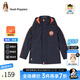 暇步士（Hush Puppies）童裝兒童男小童冬裝新款兒童厚外套保暖舒適三防面料時(shí)尚休閑外套 藏藍(lán) 120 cm