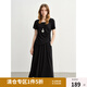 獨(dú)束大碼女裝抽褶上衣半身裙時尚套裝2025夏季新品通勤時尚兩件套 卡其綠 XL （尺碼：3）