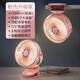 MIORWOOR【五檔變頻風(fēng)扇】小風(fēng)扇桌面小型制冷空調制冷usb可充電夾子扇壁掛宿舍床上用臺式臥室辦公室 粉色丨冰爽涼風(fēng)丨5檔強風(fēng)丨可夾可掛丨15000m