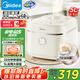 美的（Midea）飛快奶油電飯煲家用3-5人抗菌不粘內(nèi)膽電飯鍋5升青瓷新款智能可預(yù)約MB-5E01R